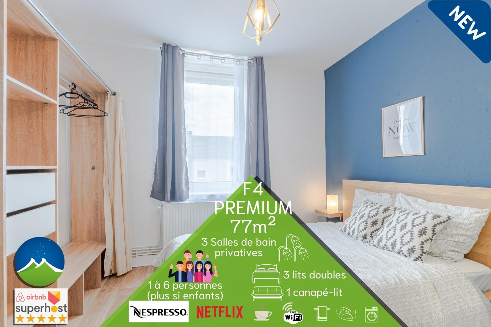 3 Apt - Ideal Groupes - 3 A 6 Lits, 3 To 6 Beds - Max 10 Pers, Max 10 Pax - Convivialite, Rentabilite Hettange-Grande Exterior foto